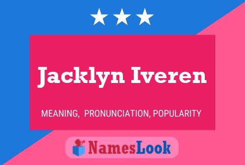 Pôster do nome Jacklyn Iveren