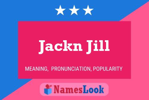 Pôster do nome Jackn Jill