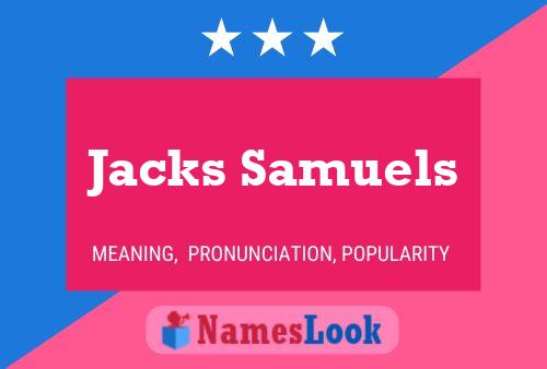 Pôster do nome Jacks Samuels