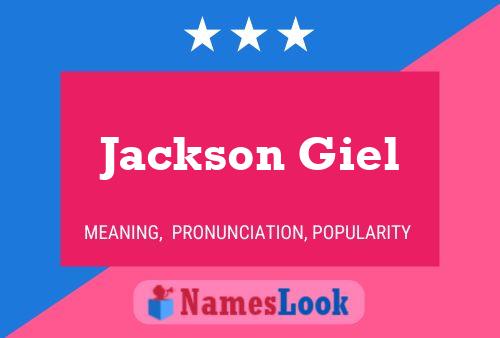 Pôster do nome Jackson Giel