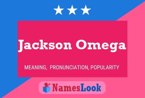 Pôster do nome Jackson Omega