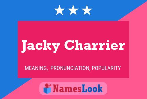 Pôster do nome Jacky Charrier