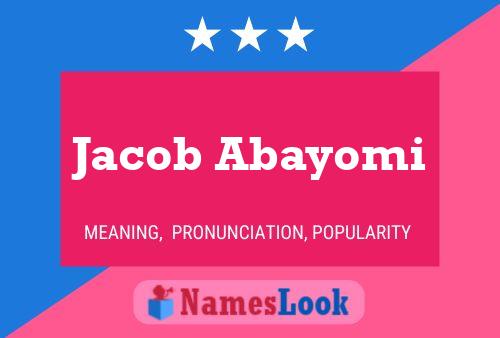 Pôster do nome Jacob Abayomi