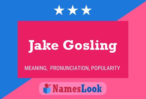 Pôster do nome Jake Gosling