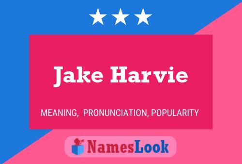 Pôster do nome Jake Harvie