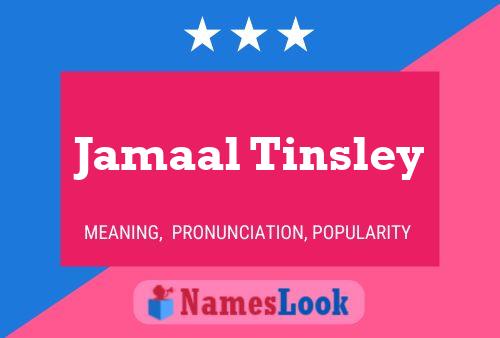 Pôster do nome Jamaal Tinsley