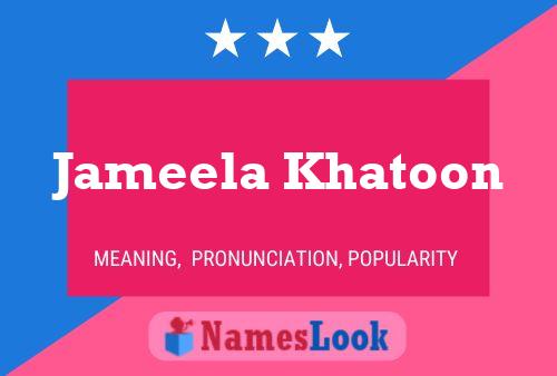 Pôster do nome Jameela Khatoon