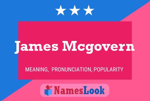 Pôster do nome James Mcgovern