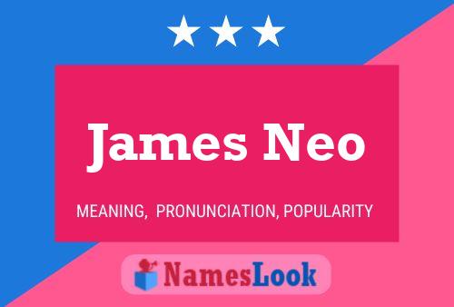 Pôster do nome James Neo