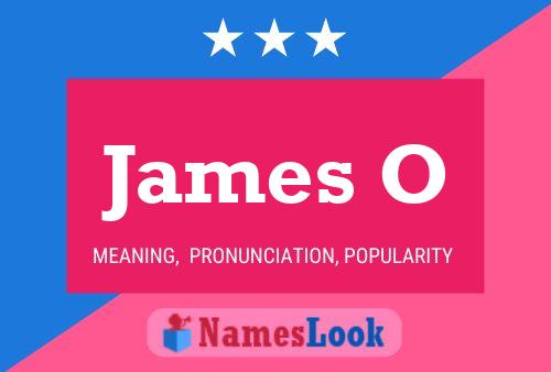 Pôster do nome James O