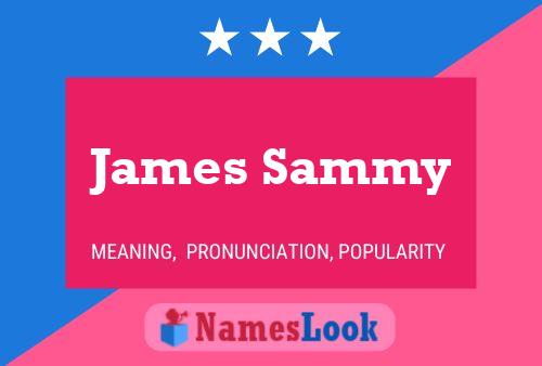 Pôster do nome James Sammy