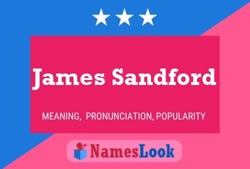 Pôster do nome James Sandford