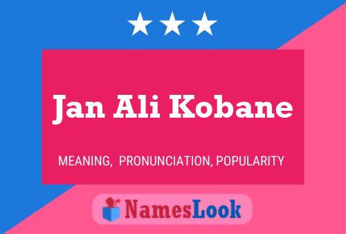 Pôster do nome Jan Ali Kobane