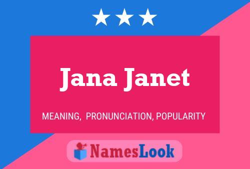 Pôster do nome Jana Janet