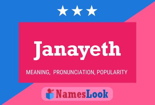 Pôster do nome Janayeth