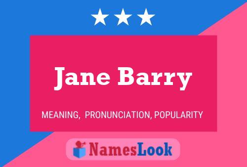 Pôster do nome Jane Barry