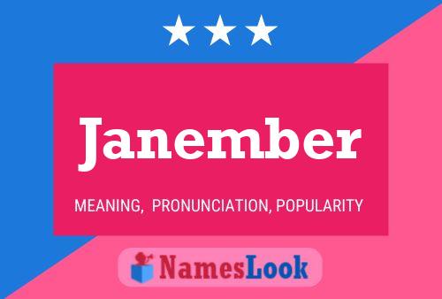 Pôster do nome Janember