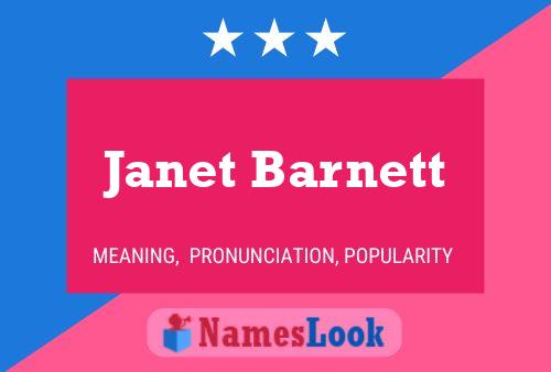 Pôster do nome Janet Barnett