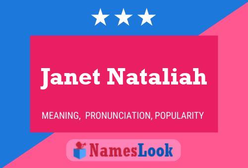 Pôster do nome Janet Nataliah