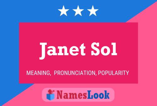 Pôster do nome Janet Sol