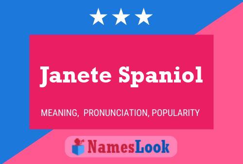 Pôster do nome Janete Spaniol