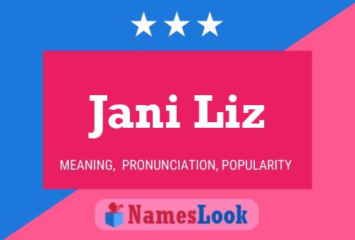 Pôster do nome Jani Liz