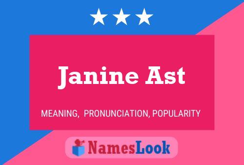 Pôster do nome Janine Ast