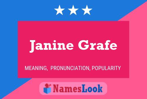 Pôster do nome Janine Grafe