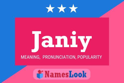 Pôster do nome Janiy