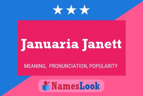 Pôster do nome Januaria Janett