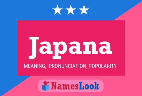 Pôster do nome Japana