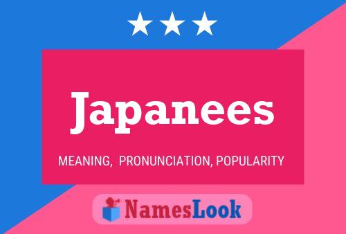 Pôster do nome Japanees