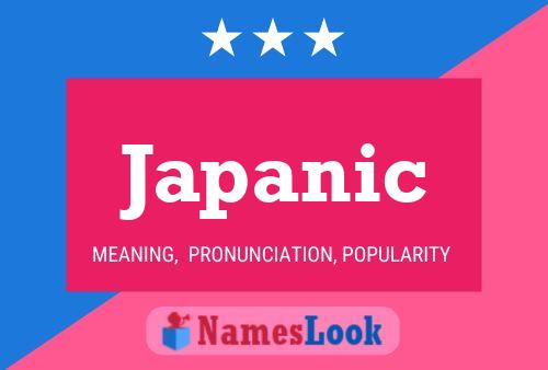 Pôster do nome Japanic