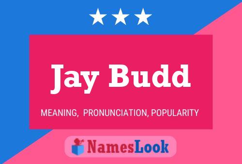 Pôster do nome Jay Budd