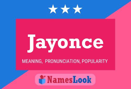 Pôster do nome Jayonce