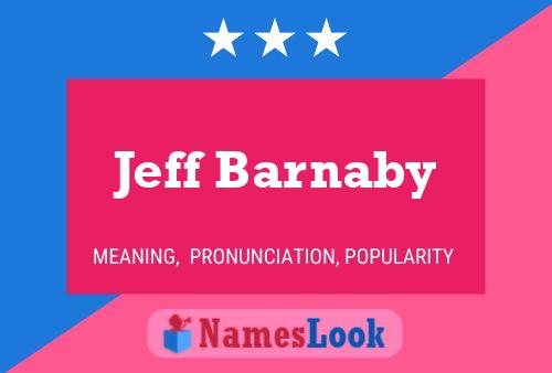 Pôster do nome Jeff Barnaby