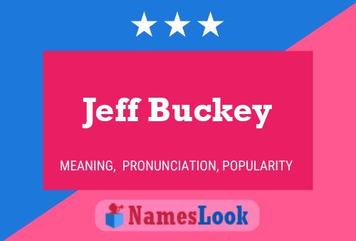 Pôster do nome Jeff Buckey