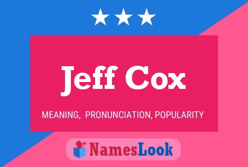 Pôster do nome Jeff Cox