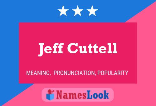 Pôster do nome Jeff Cuttell