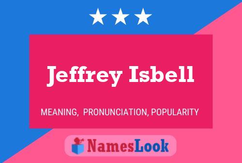 Pôster do nome Jeffrey Isbell