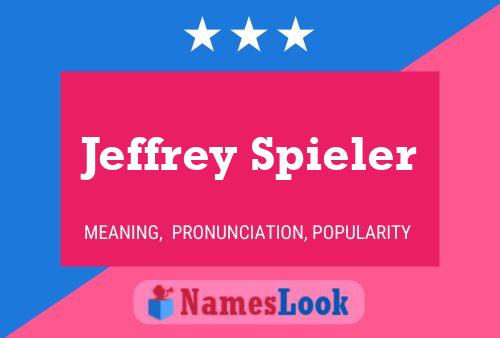 Pôster do nome Jeffrey Spieler