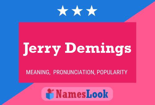 Pôster do nome Jerry Demings