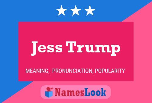 Pôster do nome Jess Trump