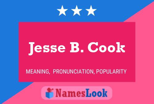 Pôster do nome Jesse B. Cook