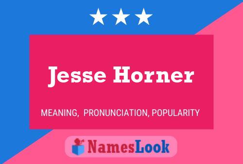 Pôster do nome Jesse Horner