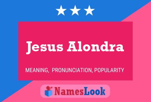 Pôster do nome Jesus Alondra