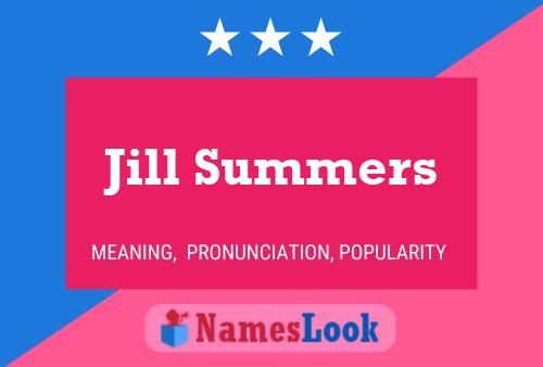 Pôster do nome Jill Summers