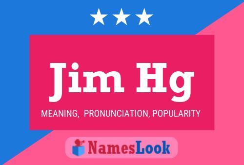 Pôster do nome Jim Hg