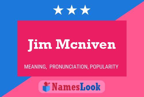 Pôster do nome Jim Mcniven