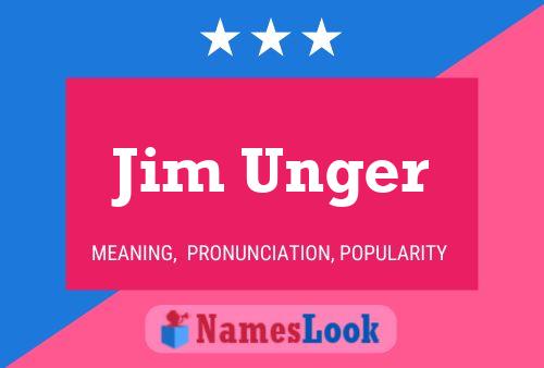 Pôster do nome Jim Unger